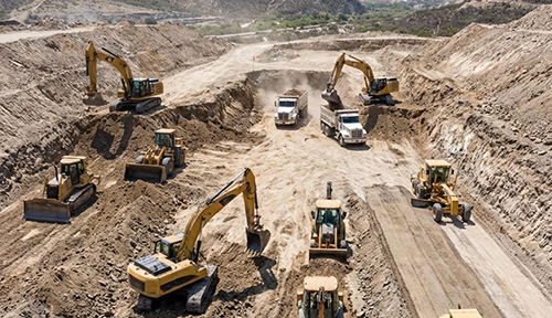 Heavy construction equipment
